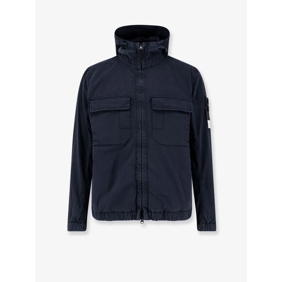 Stone Island Men Stretch Cotton Twill-Tc Jacket